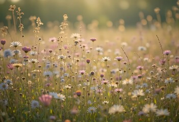 wild flowers in the field