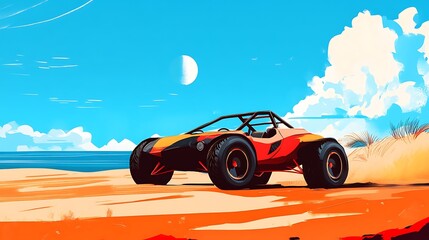Beach Buggy with Desert Coast Drive.