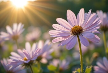 pink cosmos flowers