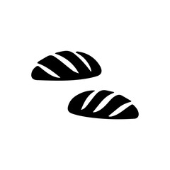 Simple Bread Icon for Food, Bakery, and UI Designs