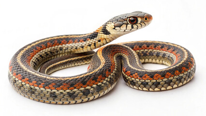 Beautiful Snake Image with White Background