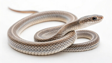 Beautiful Snake Image with White Background