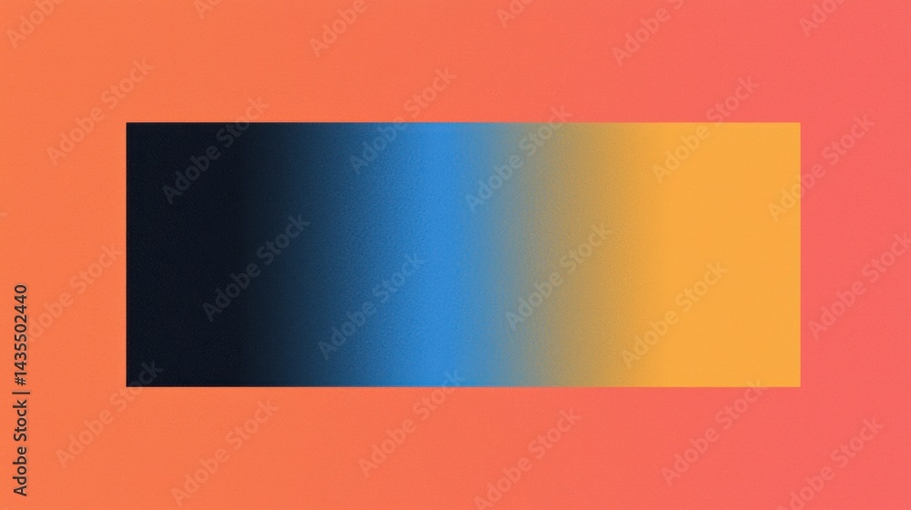 Poster a square with a gradient background.