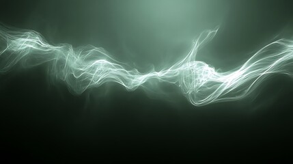 Green Energy Wave Abstract Background. (1)