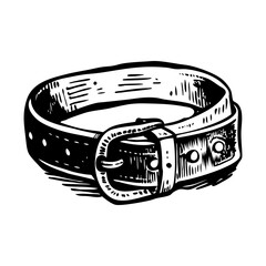 A sketchy style illustration of pirate belt