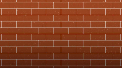 abstract red brick wall with white line background vector