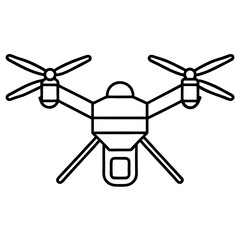 Minimal Drone Vector on White