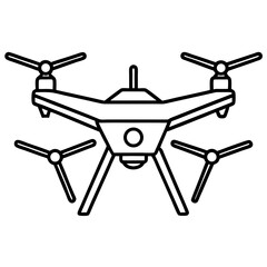 Minimal Drone Vector on White