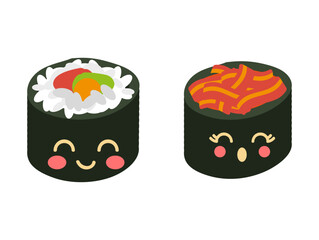 Set Icons Sushi