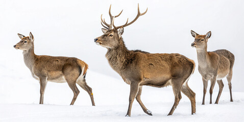 Graceful Deer Image with Clean White Backdrop