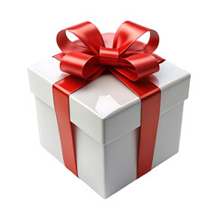 Obraz premium gift box isolated on white