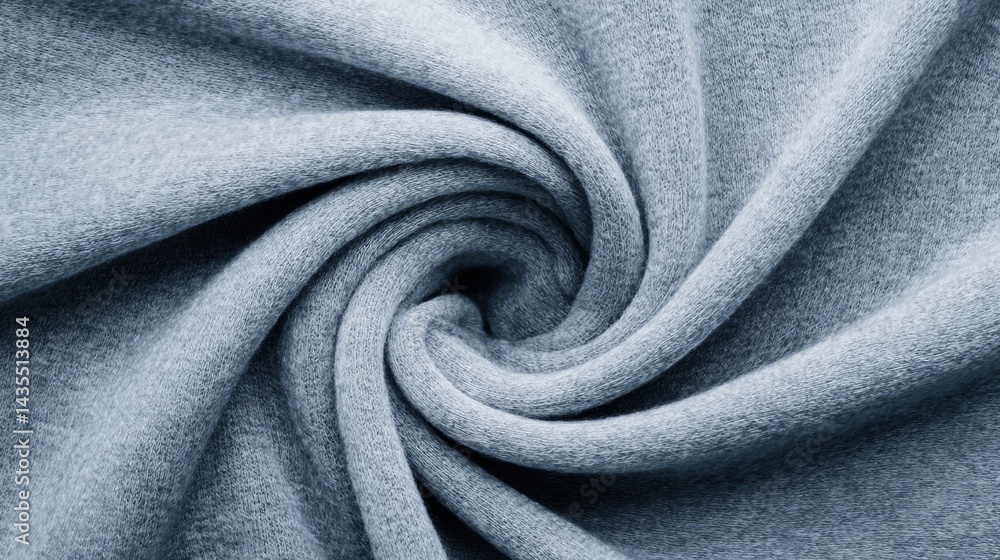 Poster a close-up view of a knitted fabric with a textured appearance.