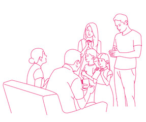 illustration, vector, outline, sketch, coloring