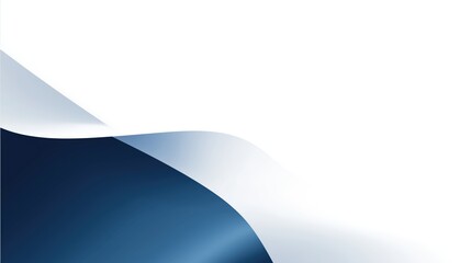 Abstract Minimal Technology Waves Background in Elegant Blue Gradient for Business Concepts