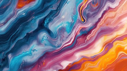 Abstract Marble Swirl Texture