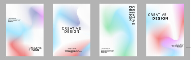 Fluid gradient background (light coral, red, violet, teal, cold purple)with minimalist design, modern posters, perfect for presentation slides, home decoration, website banners