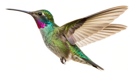 Obraz premium White Background Hummingbird Bird Photos