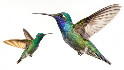 Obraz premium Hummingbird Pictures With White Background