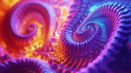 Fototapeta premium Kaleidoscopic Psychedelic Texture