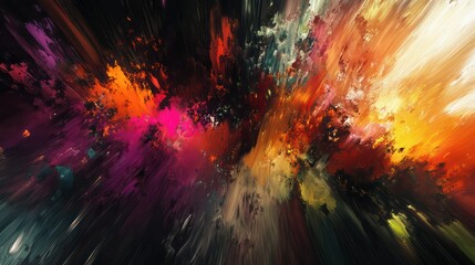 Fototapeta premium Bold Abstract Texture with Explosive Color Accent