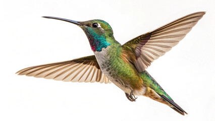 Fototapeta premium Hummingbird Bird Images White Background