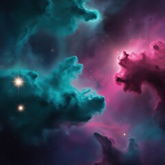 space nebula space background, generative ai