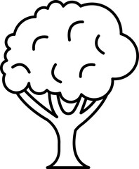 Tree Vector Icon Stock Illustration