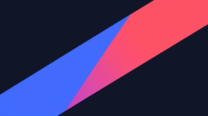 Obraz premium A diagonal line with a gradient from blue to pink.