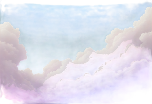 Dreamy Cloudy Sky with Soft Pastel Gradient Colors