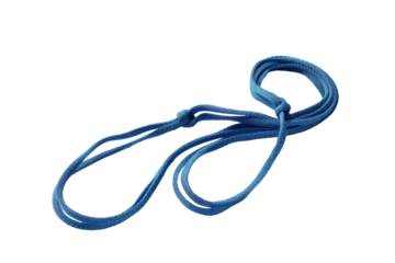 Lightweight blue rope ideal for gym bags and outdoor use