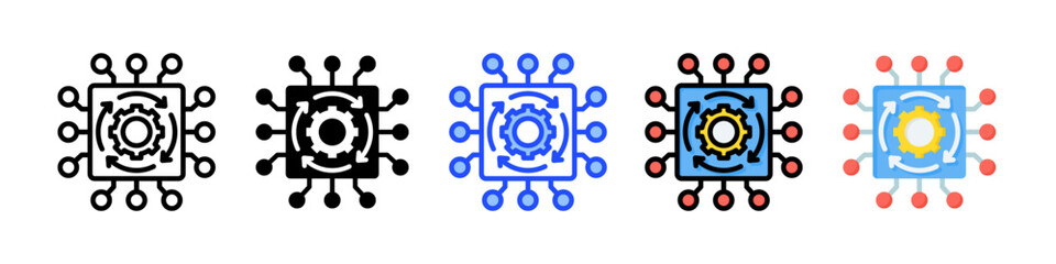 Obraz premium Sustainable Icon Collection With Multiple Styles