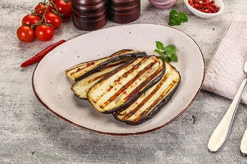  Vegan Grilled eggplant slices snack