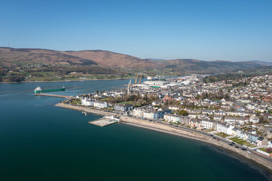 Aerial View of Warrenpoint, Newry, Northern Ireland