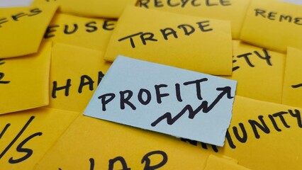 Dynamic Profit Ascent: Business Growth Chart Demonstrating Upward Financial Trend