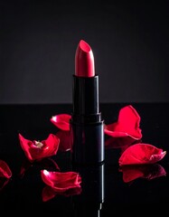 red lipstick