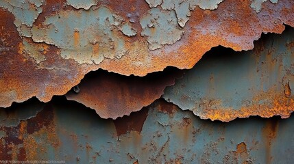 Corroded metal layers