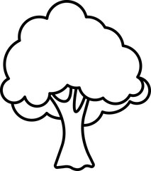 Tree Vector Icon Stock Illustration