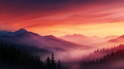 Obraz premium A divine sunrise sky where gentle pastel colors mix with golden morning light, forming a breathtaking view,