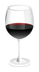 red wine glass