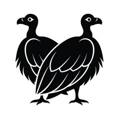 Obraz premium Vultures Vector Sharp and Elegant Design Isolated