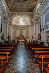 Fototapeta premium Teano, Campania, Italy. Church of Sant’Agostino. LR25