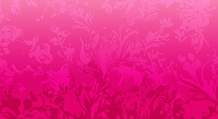 Fototapeta premium Vibrant Pink Abstract Floral Background Fuchsia Gradient Texture Stylish Design