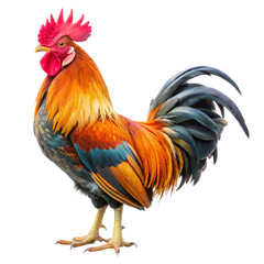 Fototapeta premium rooster isolated on white background