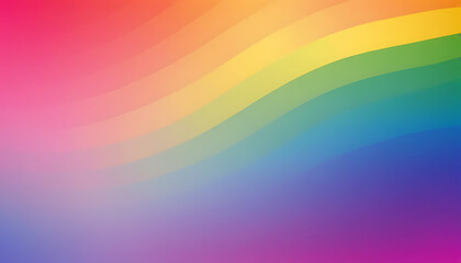 Pride rainbow gradient background with small lgbt flag.