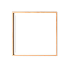 empty frame on the wall