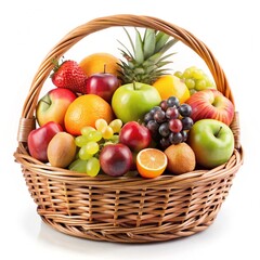 basket with fruits