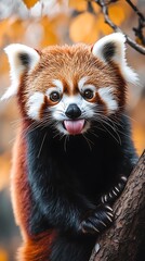 Red panda portrait.