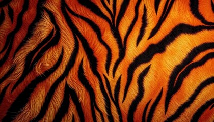 Fototapeta premium Luxurious tiger stripe background with textured fur and gold accents, wildcat, textile