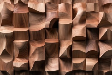 Wood acoustic panel design