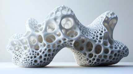 Fototapeta premium Abstract sculptural form